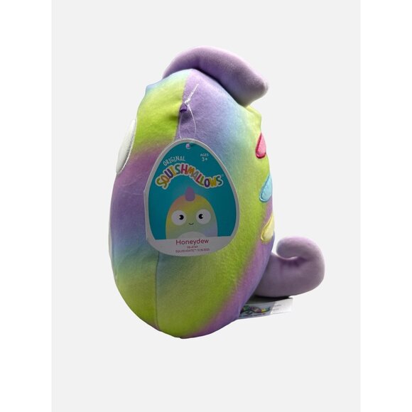 Honeydew the Chameleon Rainbow Tye Dye 8" Squishmallow Plush Stuffed Animal Gift - Picture 7 of 9